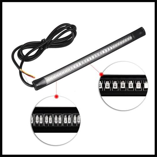 Motorcycle light with tail brake stop turn signal LED red amber for Kawasaki NINJA 650R ER6F ER6N VERSYS (650cc) GTR1400