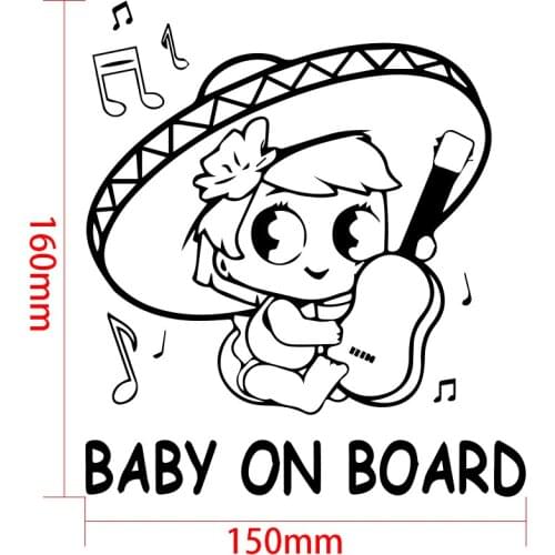 Creative Fashion Car Sticker Decals Car Styling Decoration Door Body Window Warning Sign Decal Car Sticker 15cm*16cm