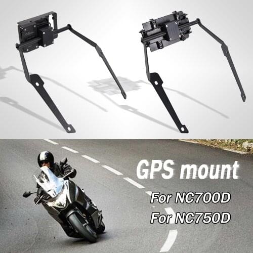 New For Honda NC700D NC750D Motorcycle USB Charger Mobile Phone Holder Stand Navigation Bracket NC 700 D NC 750 D 2014-2020 2019