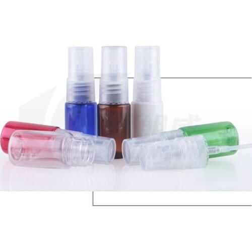 New Perfume Atomizer Sprayer Spray Bottles Travel Bottle 10ML Cosmetic Bottles / Diy Lotion 5 colors with black cap