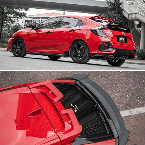 It is suitable for 2021 hatchback ten generation Civic refitted compression tail yofer sports top wing and fixed wing without
