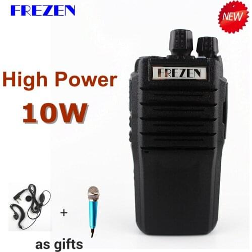 10W Walkie Talkie F-988 Waterproof UHF 400-470MHz 16CH Handheld Two Way Radio Anti-noise Big Speaker 3800mah Transceiver