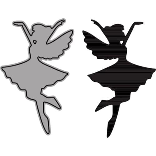 Cutting Dies Butterfly Angel Wings Elf Girl Slim For DIY Scrapbooking Embossing Album Paper Cards Dies 2021New