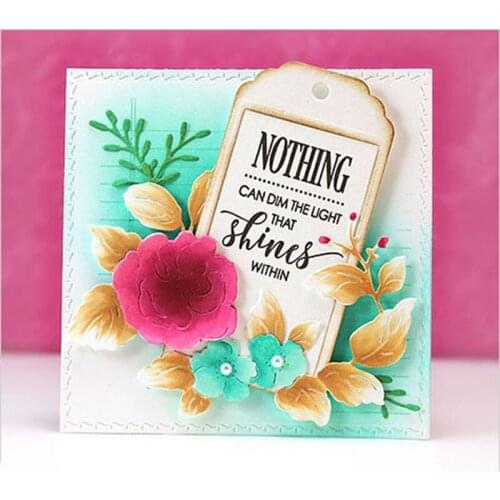 Rectangle Tag Essentials Cutting Dies Stencils for DIY Scrapbooking Decorative Crafts Supplies Embossing Paper Cards New