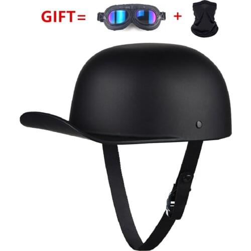 Unisex Retro Motorcycle Helmet Vintage Orange Open Face Half Helmet Motorbiker Moto Rinding Crash Scooter Chopper Biker Helmet