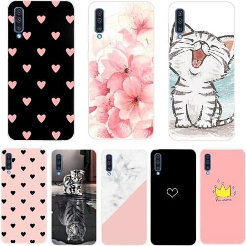 Silicone 3D For Samsung Galaxy A50 2019 A505F A505 SM-A505F Case Soft Fundas Cover For A30 A305F A7 A8 2018 S10 e Plus