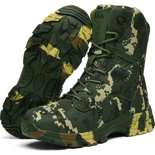 High Quality Military Mens Tactical Army Boots Outdoor Desert Boots Man Waterproof Work Shoes Mens Hiking Boots botas militares