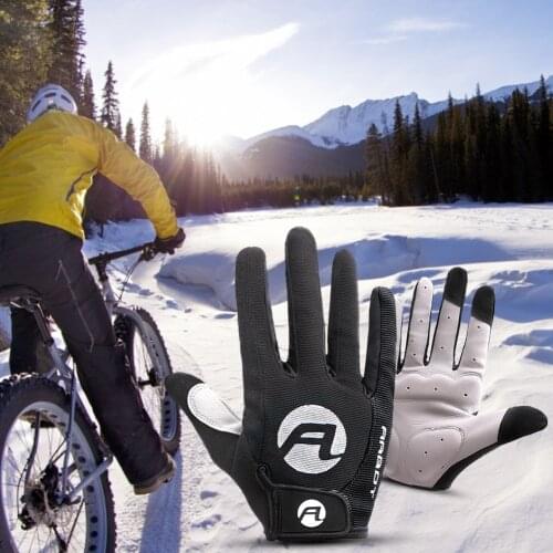 1 Pair of Anti-skid Sun-proof High Temperature Resistance Mountain Bike Warm Keeping Outdoor Cycling Running Touch Screen Gloves