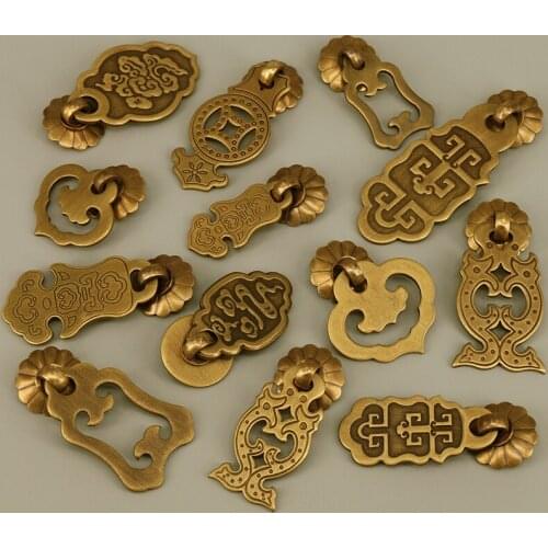 1x Vintage Bronze Cabinet Pulls Brass Furniture Handle Kitchen Cupboard Handle Drawer Knobs Hardware