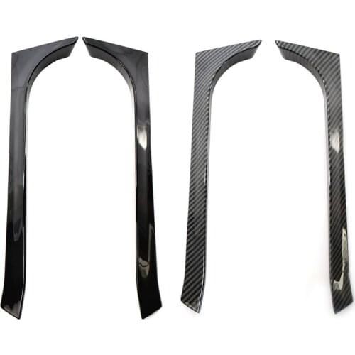2Pcs Car Rear Side Window Canard Spoiler Air Splitter for VW GOLF 6 MK6 GTI GTR GTD 2009-2013 Styling Auto Replacement Parts