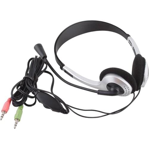 3.5mm Headset with Microphone Noise Cancelling Computer PC Headsets Lightweight Wired Headphones Hifi Headphone Gaming Headset