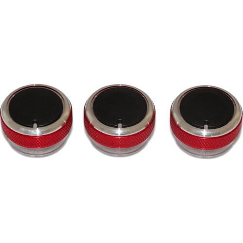 3pcs Per Set Car Air Conditioning Turning Switch Knob AC Knob for FORD FOCUS 2 Focus 3 2005-2017 Mondeo C-MAX