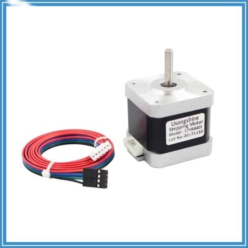 4-lead Nema17 Stepper Motor 42 motor Nema 17 motor 42BYGH 40MM 1.7A (17HS4401) motor for CNC XYZ
