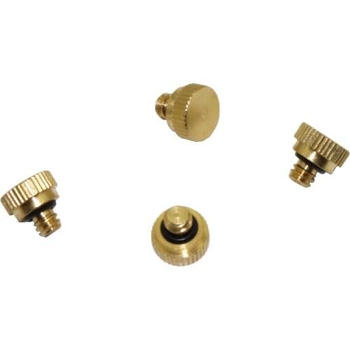 10/24'' Brass Blind plug for repair Garden Irrigation Sprinklers Industrial Cooling Dust removal system Slip-Lock Tees plug 5 Pc