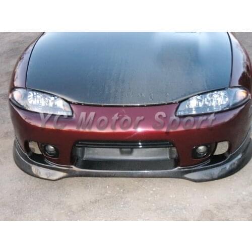 Car Accessories Carbon Fiber P2 Style Front Lip Fit For 1997-2000 Eclipse Front Lip Front Splitter Car-styling