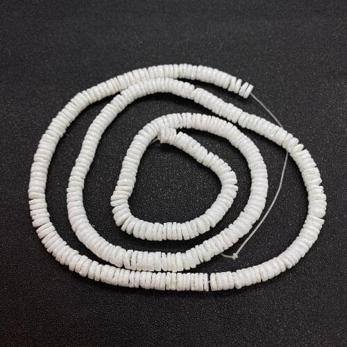 Natural Conch Shell Beads Pearl Shell Loose Beads Bohemian Style DIY Handmade Necklace Earrings Jewelry Accessories 4mm 6mm