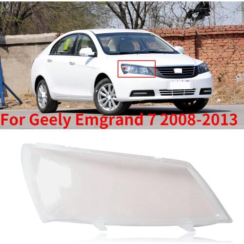 CAPQX For Geely Emgrand 7 EC7 08-13 Front Headlight Cover Lid Bright Waterproof Head Lamp Shade Lampcover Shell Protector Hood