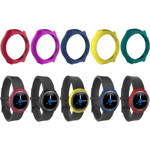 Smart Watch Cover Silicon Slim Protective Case For Samsung Galaxy Gear S2 SM-R720 SM-R730 Protector Shell 200pcs Hot Sale