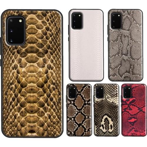 Cobra Python Snake Skin Case For Samsung Galaxy S21 Ultra Note 20 S20 FE S8 S9 S10 Plus S10e Note 9 10 Plus Coque