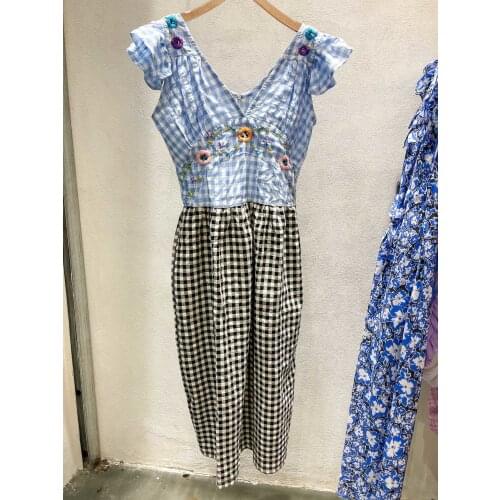 ESHINING Blue Summer Dresses