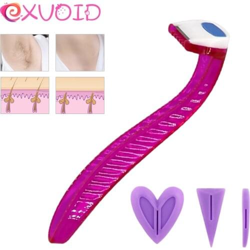 EXVOID Women Bikini Dedicated Intimate Shaping Tool Privates Shaving Stencil Pubic Hair Razor Sex Toys for Couples Sexy Female