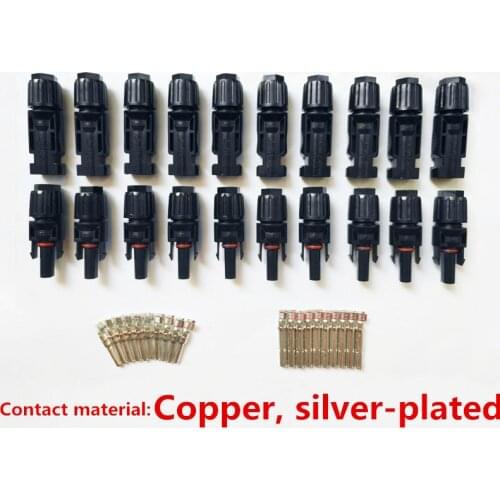 EASUN POWER 10Pairs Connector Solar Connector Solar Panel Connectors Male & Female IP67 TUV 1000Vdc UL 600Vdc Solar