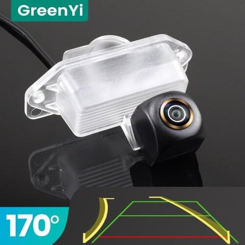 GreenYi Trajectory 170° AHD Car Rear View Camera for Mitsubishi Lancer-ex Night Vision Reverse Reversing 4 pin