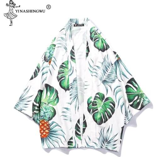 Kimono Men Cosplay Unisex Cardigan Shirt Coat Japanese Traditional Kimono Yukata Robe Women Japan Kimonos Cardigan Kimono Femme