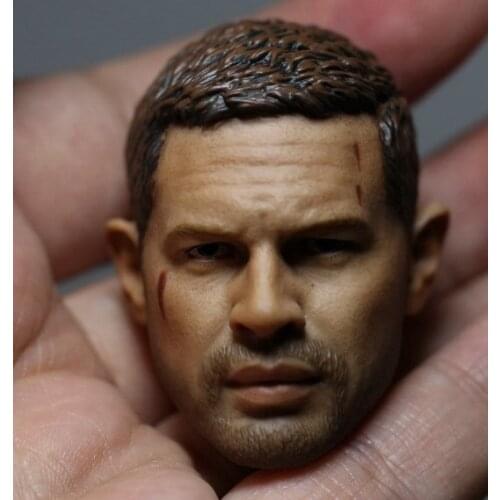 1/6 Scale Collectible Figures Accessories Tom Hardy Mad Max Injured Head Sculpt or With GOO1 Body For 12" Action Figure Doll