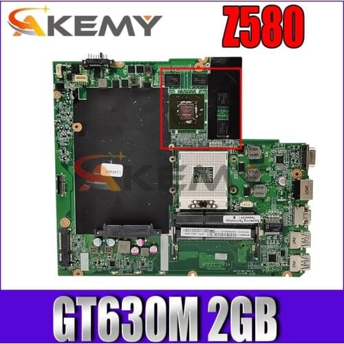 11S90001736 31LZ3MB01D0 DALZ3AMB8E0 For Lenovo IdeaPad Z580 Laptop Motherboard HM76 DDR3 GT630M 2GB