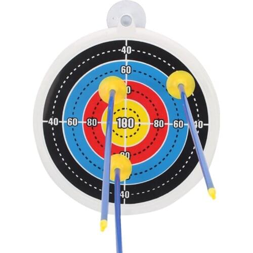 24CM Diameter Bow And Arrow Suction Cup Hanging Target Suspended Shooting Target Indoor Plastic Suction Cup Target