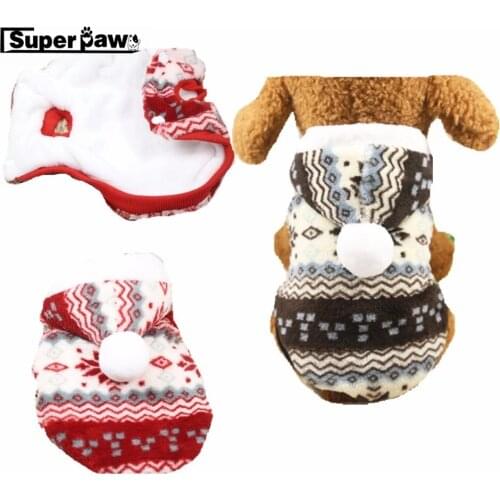 New Winter Warm Dog Clothes Puppy Snowflake Jacket Coat For Small Dogs Cats Chihuahua Yorkie Pug Clothing Pet Cat Costume GGC43