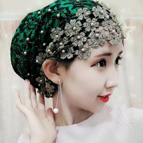 The New Explosion Models Fashion Turban Hat Scarf Muslim Hijab Head Covering Baotou Cap