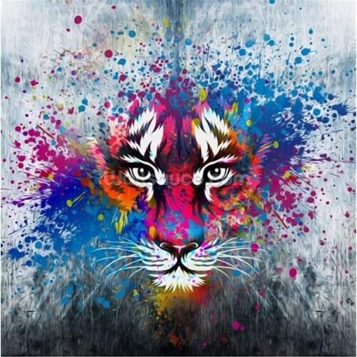 Custom retro wallpaper, Tiger Art,3D wallpaper for the living room bedroom kitchen wall wallpaper wall waterproof