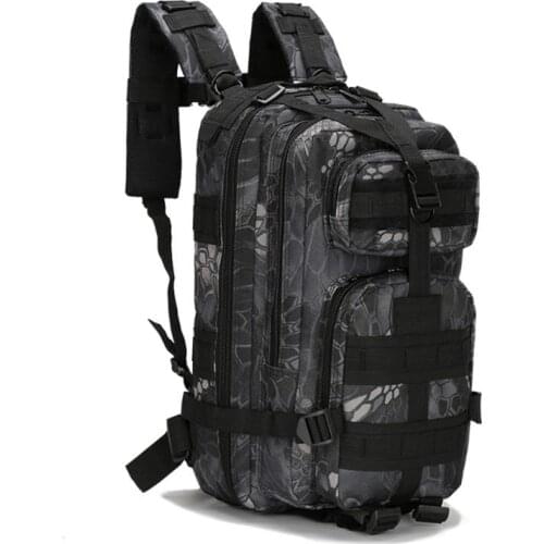 25L Nylon Tactical Backpack Military Backpack Waterproof Army Rucksack Outdoor Camping Hiking Fishing Large Capacity Bags