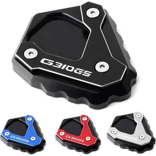 Motorbike Kickstand Extension Accessories For BMW G310GS G310R G310 G 310 GS/R 2017 2018 Side Stand Enlarger Support Plate Pad