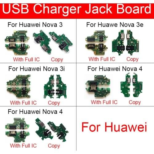 USB Charger Board For Huawei Nova 3 3E 3I 4 4E Usb Charging Port Dock Connector Flex Cable Ribbon Repair Replacement Parts