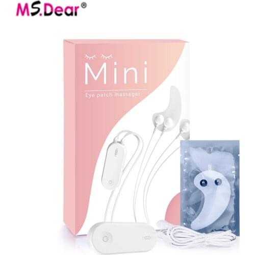 Eyes Care Microcurrent RF Massage Eye Mask RF Mini Eye Patch Massager Hydrogel Eye Patches Hot Massage EMS Eye Massager Devices
