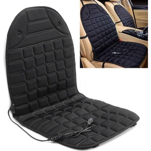 1pcs Universal 12V Winter Car Seat Heated Cover Cushion Warmer Pad Temp Control