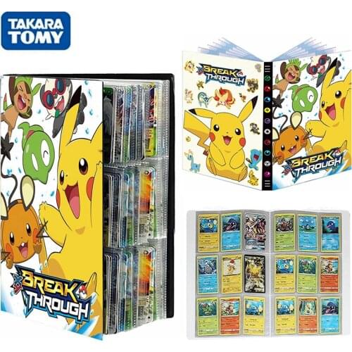 9 Pocket Album Pokemon 432 card Collection Book Anime Livre Pokémon Binder Folder Playing Game Map Holder Pikachu Kids Toys Gift