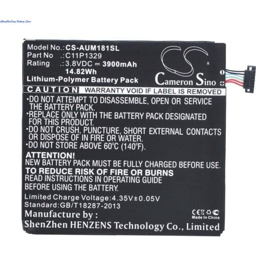 Cameron Sino 3900mAh Battery C11P1329 for Asus AST21,ME181C,Memo Pad 8, MeMO Pad 8 ME181A, MeMO Pad 8 ME181C, MeMO Pad 8 ME181CX