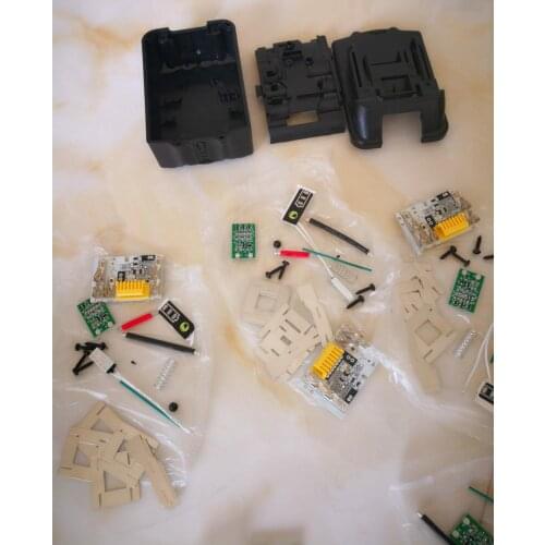 Case Housing PCB Protective Board LED for Makita 18V Battery BL1815 BL1830 BL1835 LXT400 bl1840 bl1850 bl1860 with pcb