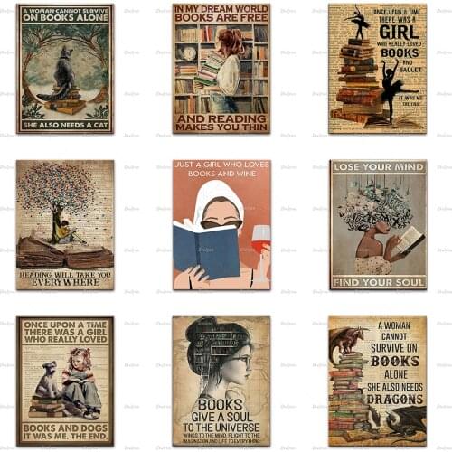 Reading Will Take You Everywhere | Love Reading Poster, Book Lovers Prints, Reading Girl, Best Gifts Ever, Home Decor,Wall Art
