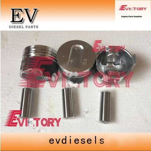 For Mitsubhshi engine S3L S3L2 piston include pin and piston clip 31A17-11100