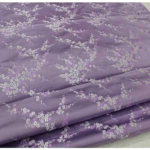 100cmx75cm European style High precision plum jacquard tapestry satin jacquard brocade fabric upholstery fabric for patchwork