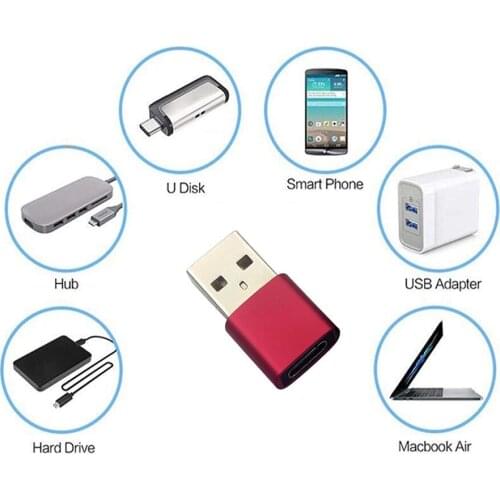 USB To Type C OTG Adapter For iPhone 11 12 Pro MIX Charging Data Cable Conversion 3.0 USB Male To USB-C Female