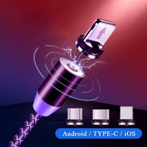 GEMT Magnetic Usb Charging Cable i Magnetic Cable Ios Type-c Micro Usb Cable 3 in 1 Phone Fast Charging Cable Hot High quality