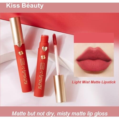 Matte Velvet Lip Glaze Waterproof Lasting Moisturizing And Not Easy To Fade Lip Gloss Lipstick Lip Makeup