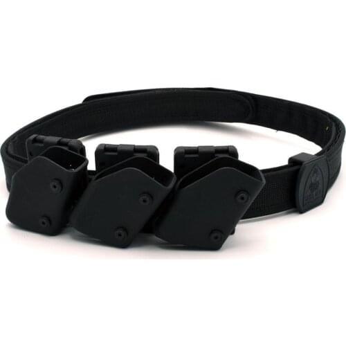 Multi-Angle Belt 3*Pistol Magazine Pouch Holster IPSC Hunting Kits With Belt 120CM