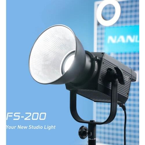 Nanlite Nanguang FS-200 FS 225W LED Photography Light Professional Outdoor Monolight FS200 Strobe Lamp 5600K